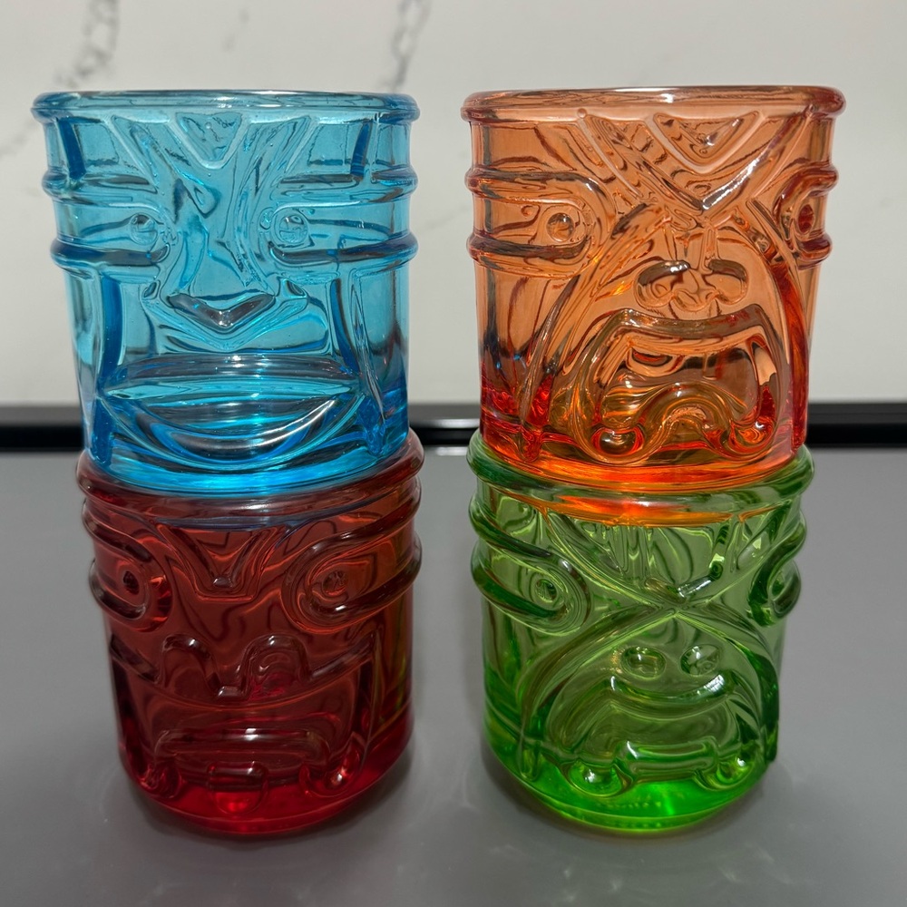 Tiki 12oz bar glasses